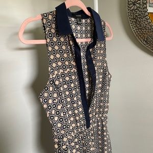 Silky Geometric Jumpsuit